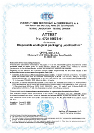 Certificate ecofoodbox