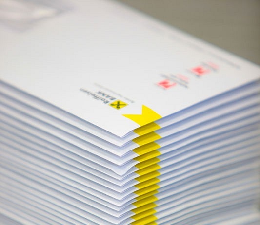Pile of envelopes for batch correspondence